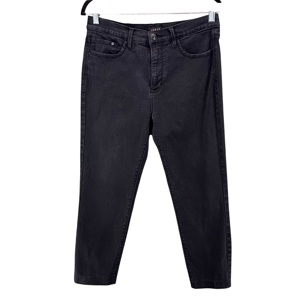 Curve Appeal Jeans‎ Skinny Capris Black 10